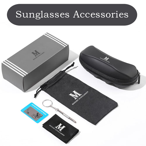 MXNXEU Sonnenbrille Herren Fahrerbrille Polarisiert Schwarz Polarisierte Herren Outdoor Vintage Unisex UV400 Fahren Stile Schwarz